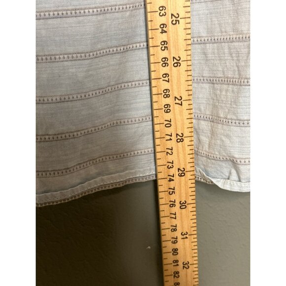 Tommy Bahama Men's Large Striped Island Button-Up Collared SS Shirt Marlin - Picture 6 of 13